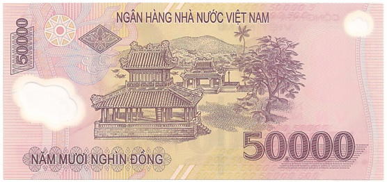 Вьетнам Полимерные 50 000 донгов 2011 banknote, 50000₫, оборотка