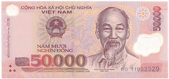 Вьетнам Полимерные 50 000 донгов 2011 banknote, 50000₫, лицо