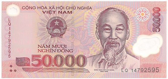 Вьетнам Полимерные 50 000 донгов 2014 banknote, 50000₫, лицо