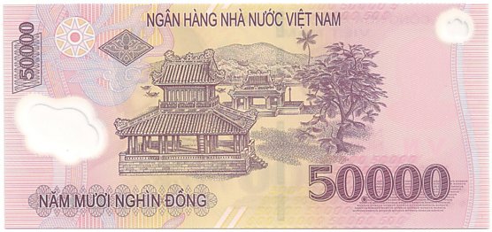 Вьетнам Полимерные 50 000 донгов 2020 banknote, 50000₫, оборотка