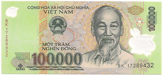 Вьетнам Полимерные 100 000 донгов 2017 banknote, 100000₫, лицо