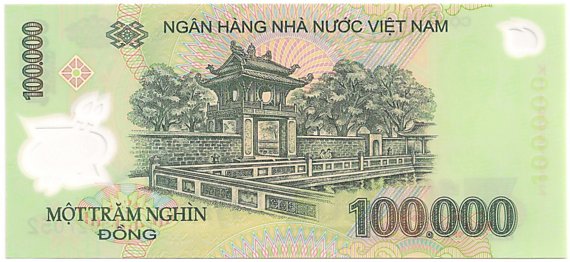 Вьетнам Полимерные 100 000 донгов 2019 banknote, 100000₫, оборотка