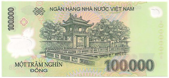 Вьетнам Полимерные 100 000 донгов 2020 banknote, 100000₫, оборотка