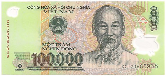 Вьетнам Полимерные 100 000 донгов 2020 banknote, 100000₫, лицо