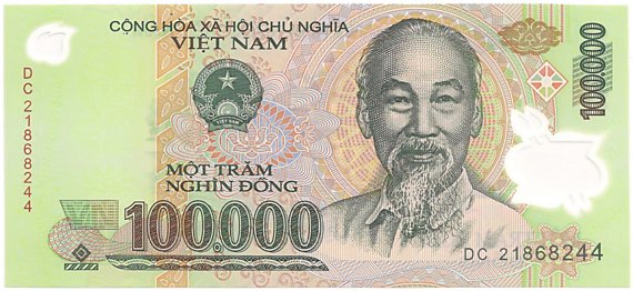 Вьетнам Полимерные 100 000 донгов 2021 banknote, 100000₫, лицо
